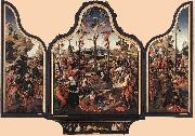 ENGELBRECHTSZ., Cornelis Crucifixion Altarpiece f china oil painting reproduction